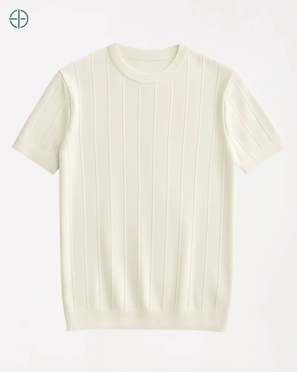 Camiseta Canelada Masculina Branca | Rest Money™