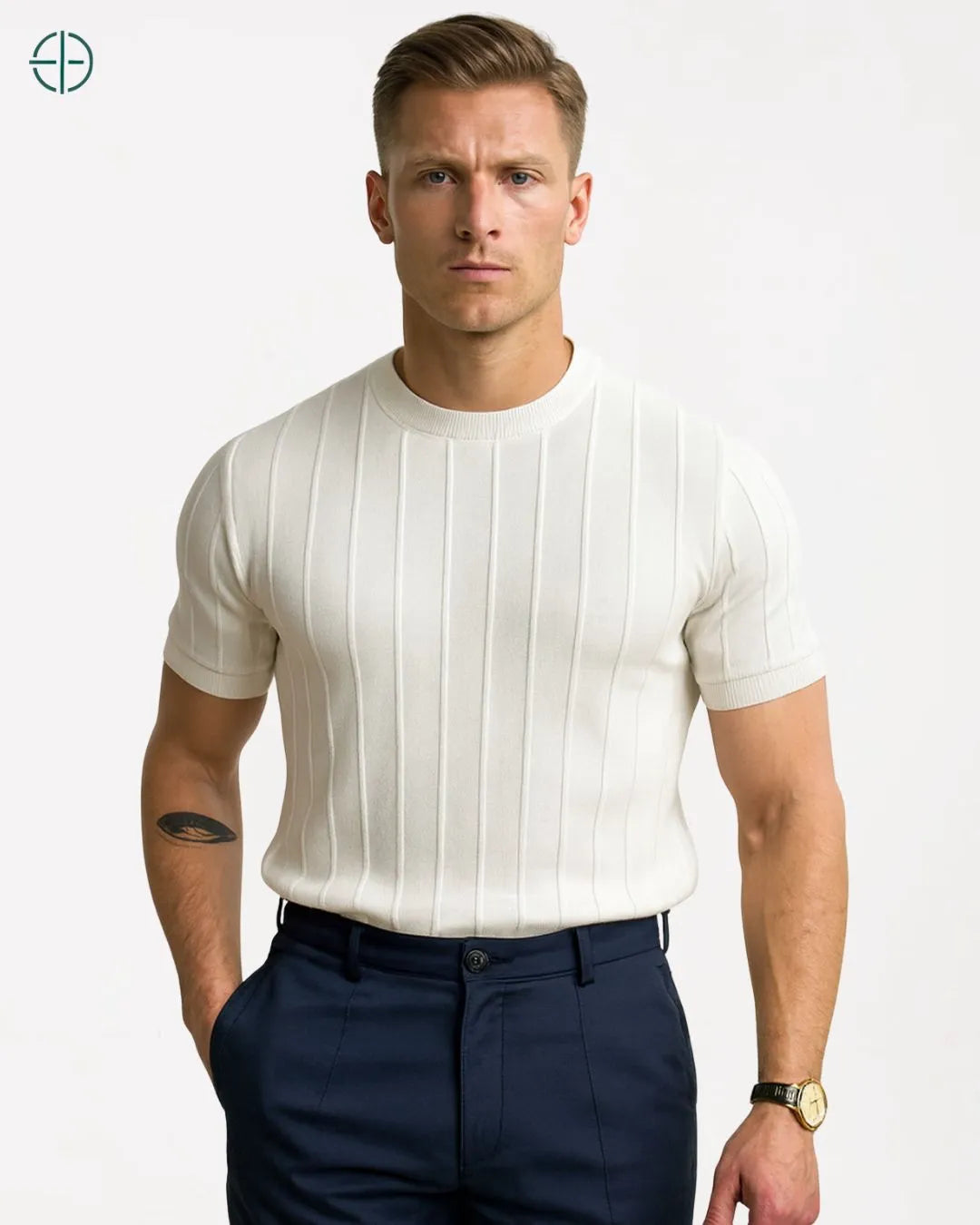 Camiseta Canelada Masculina | Rest Money™