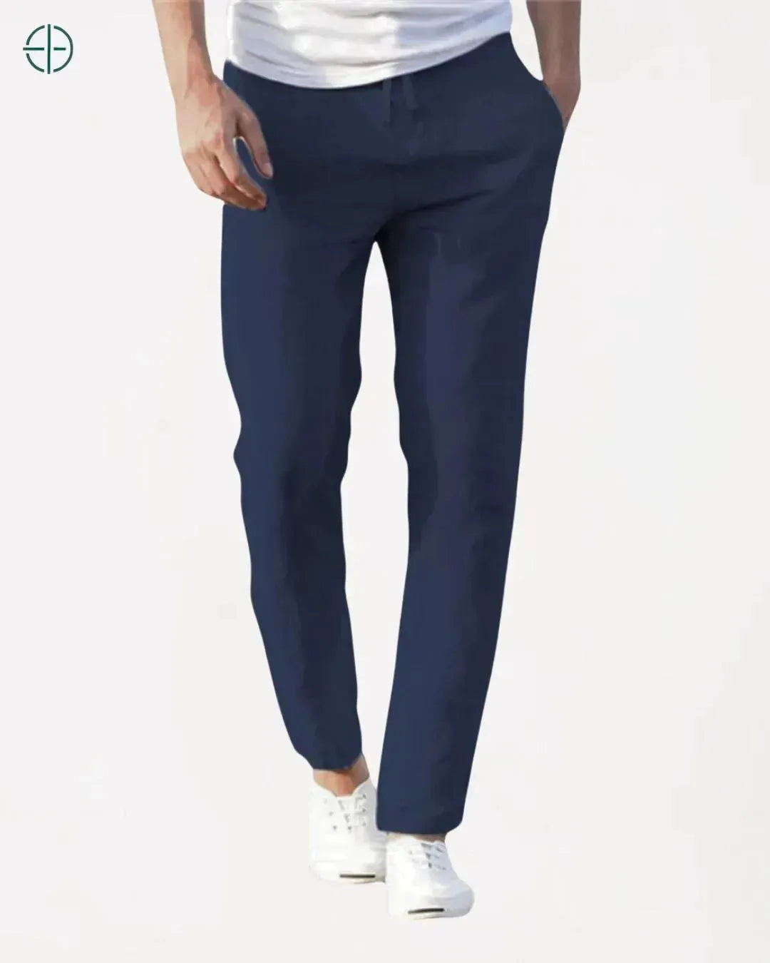 Calça Reta de Linho e Algodão | Rest Money™