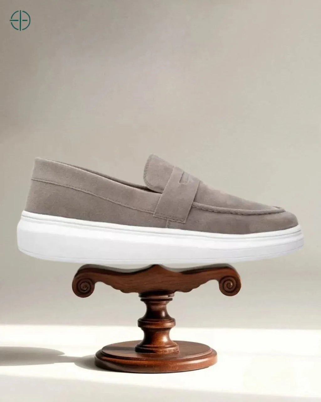 Mocassim de Camurça Masculino Cinza | Rest Money™