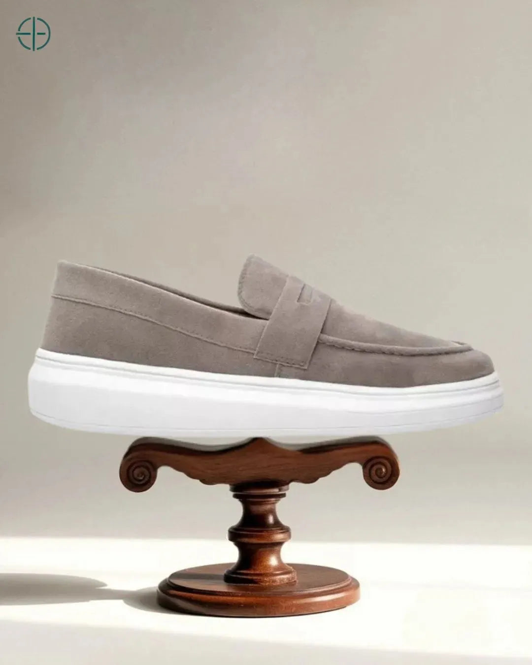 Mocassim de Camurça Masculino Cinza | Rest Money™