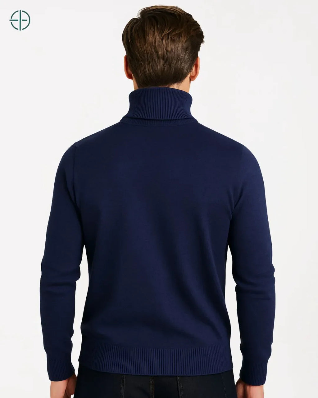 Suéter Gola Alta Masculino Azul | Rest Money™