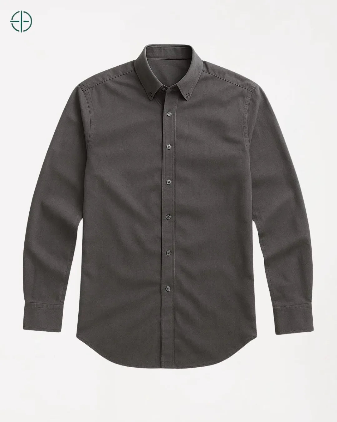 Camisa Social Masculina Slim Fit Manga Longa Cinza | Rest Money™