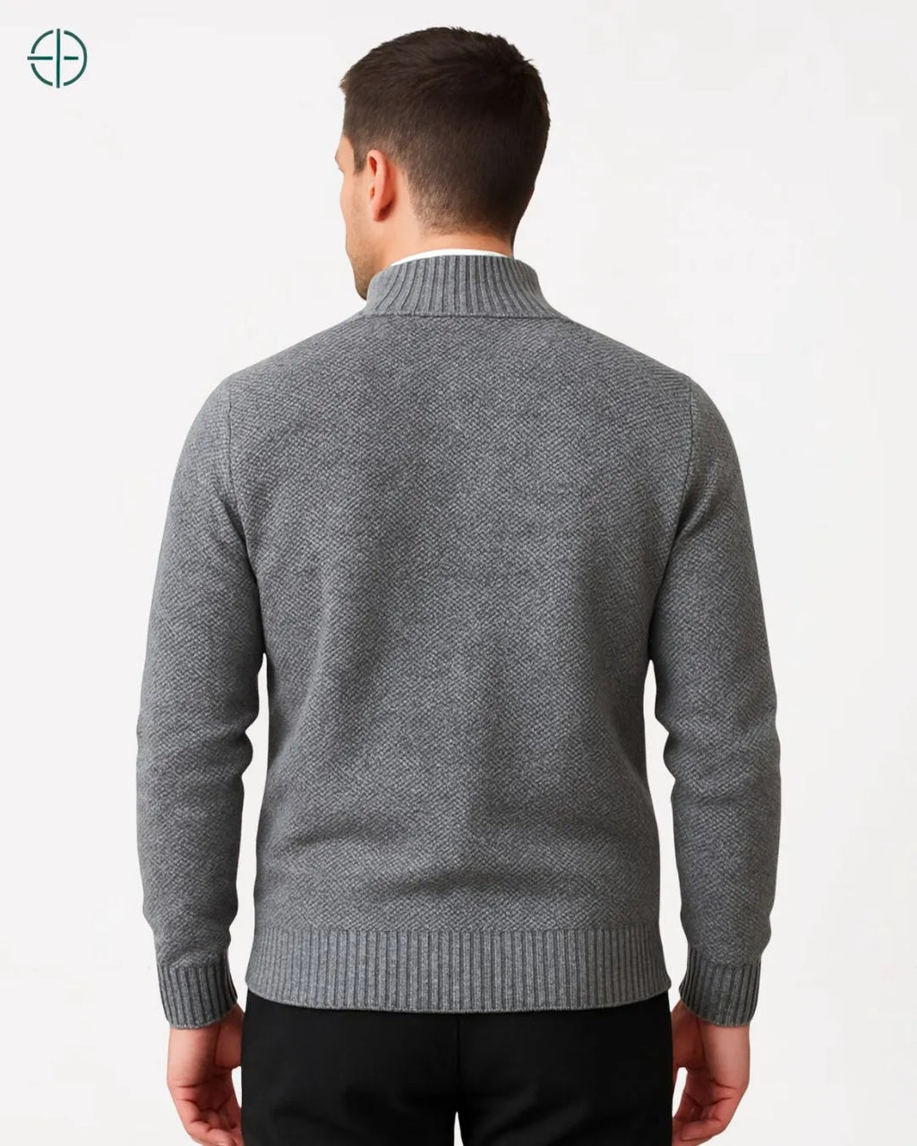 Casaco Suéter Cinza Claro | Rest Money™