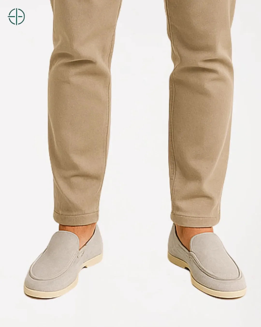 Mocassim de Camurça Old Money Bege | Rest Money™