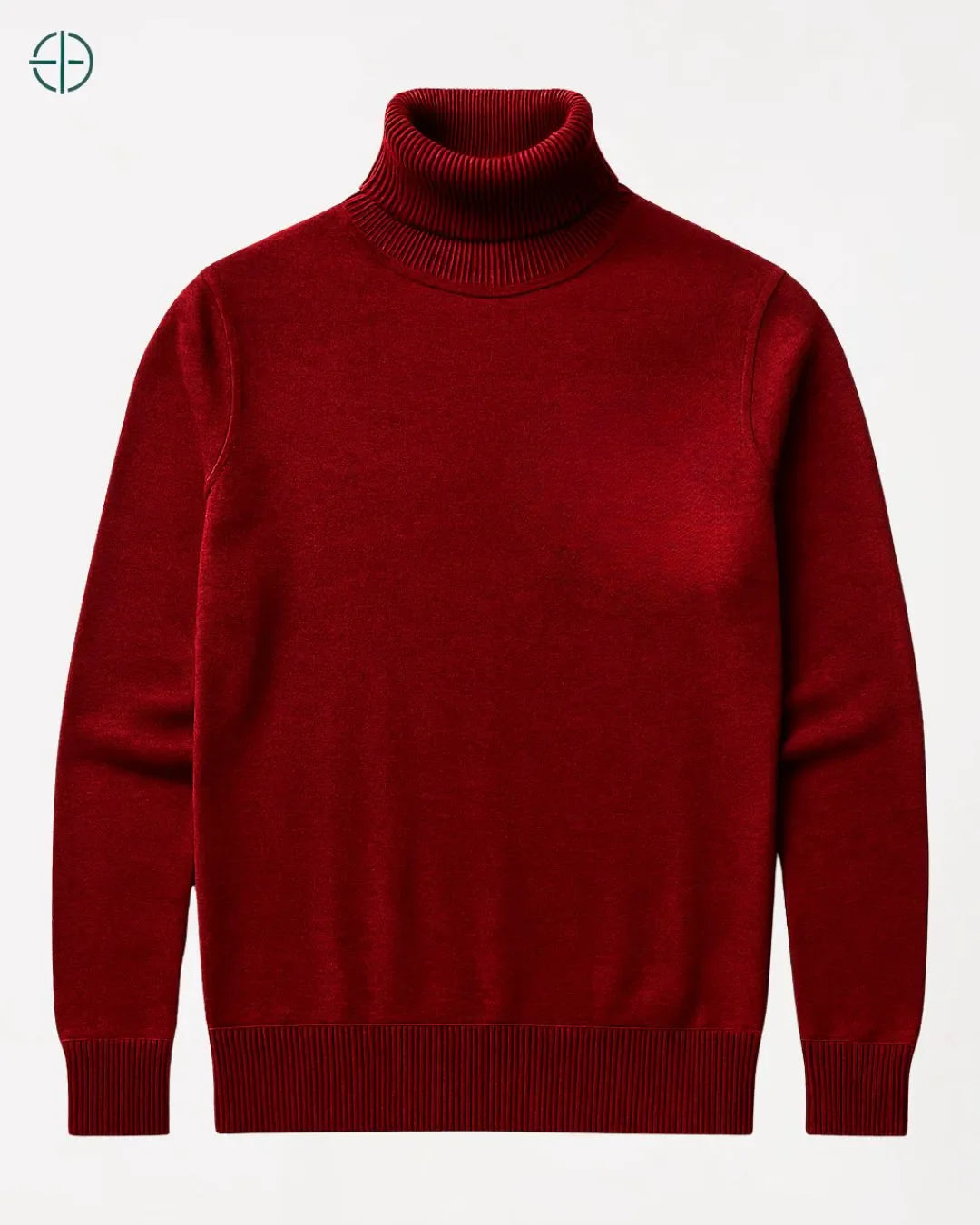 Suéter Gola Alta Masculino Vermelho | Rest Money™