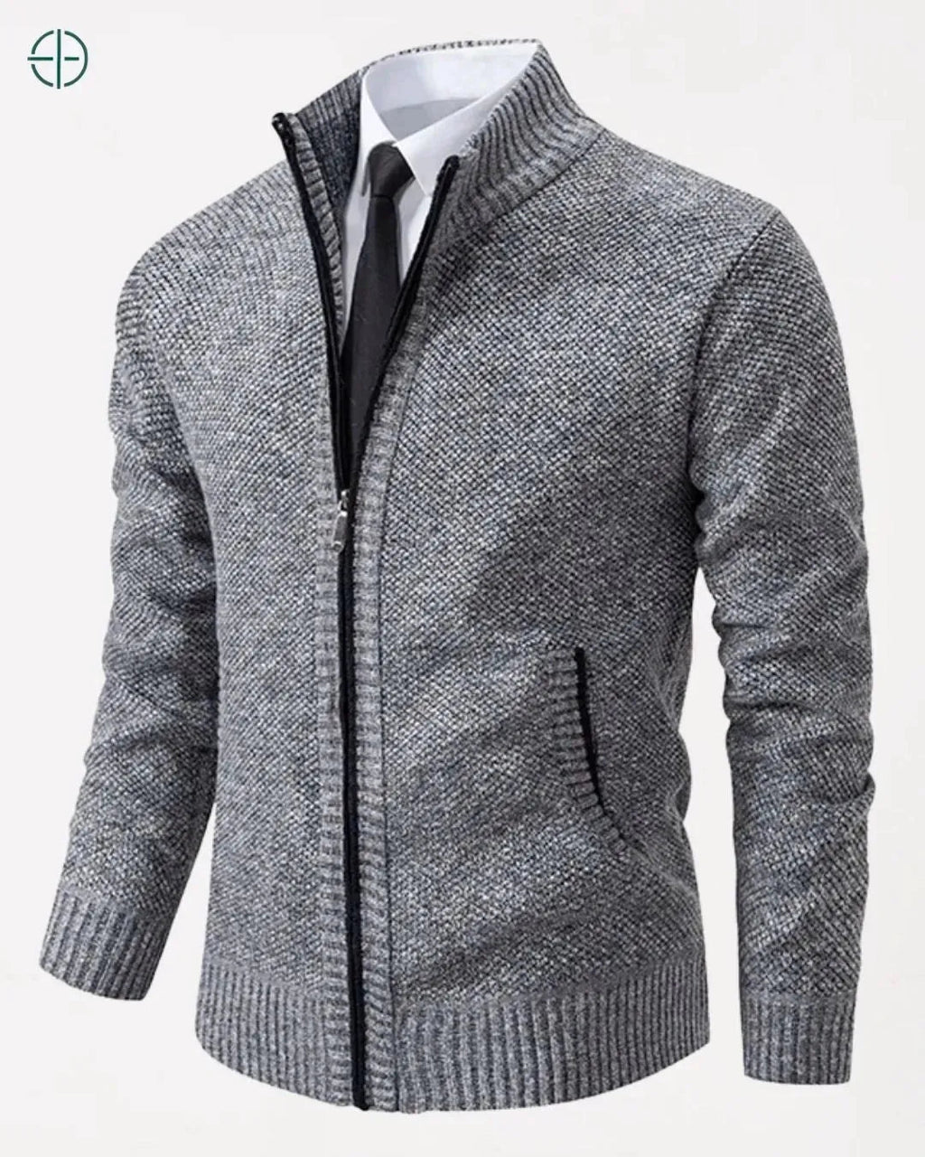 Casaco Suéter Cinza Claro | Rest Money™