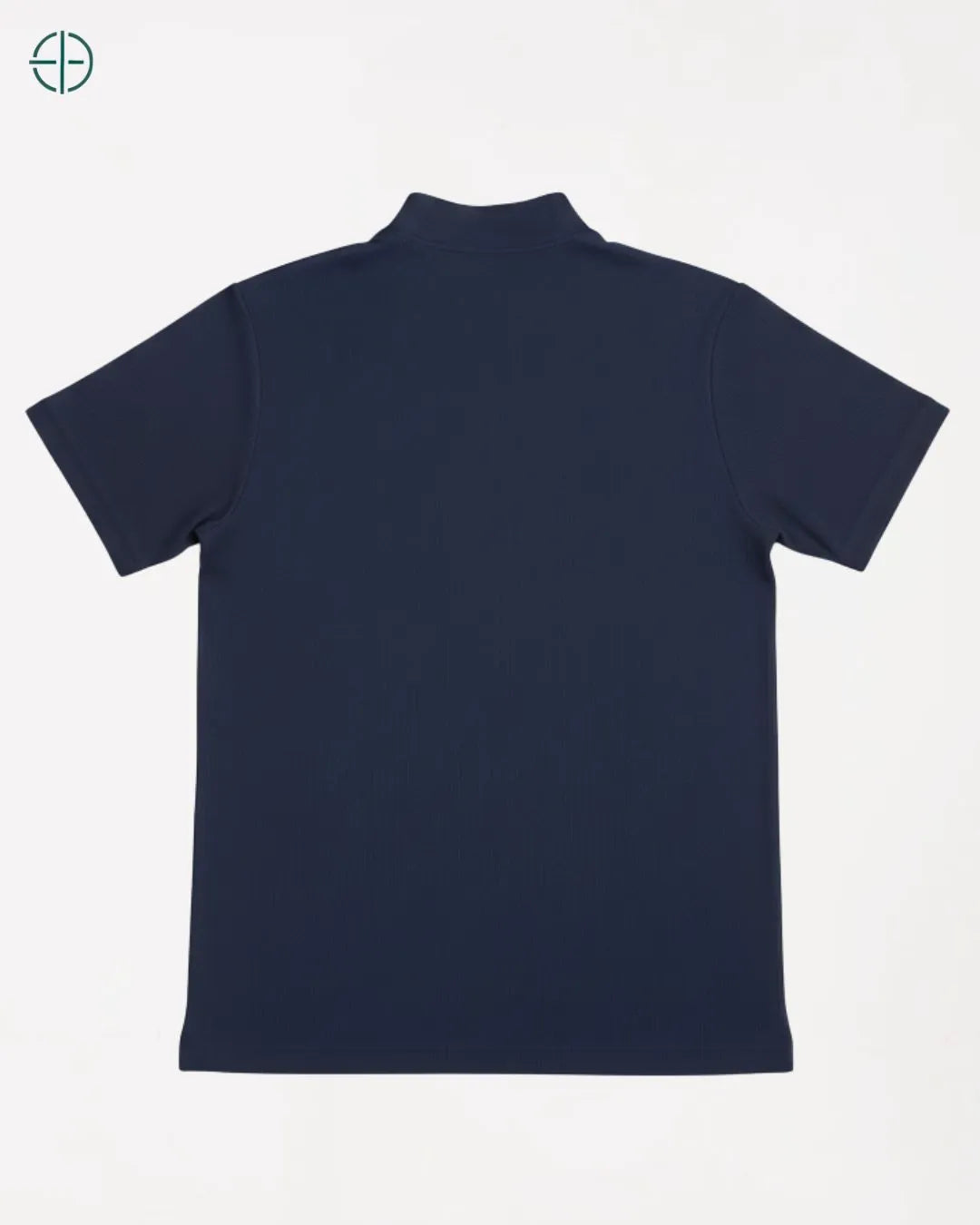 Camisa Masculina Canelada Gola Alta Azul | Rest Money™