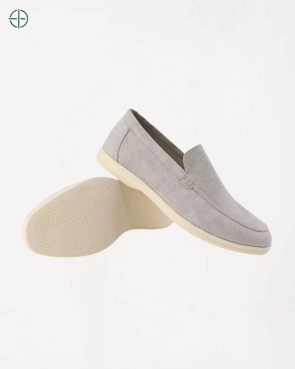 Mocassim de Camurça Old Money Cinza | Rest Money™