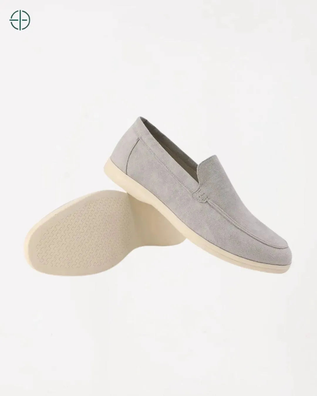 Mocassim de Camurça Old Money Cinza | Rest Money™