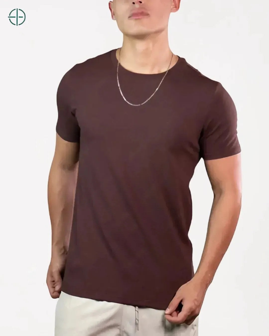 Camiseta Algodão Peruano Marrom | Rest Money™