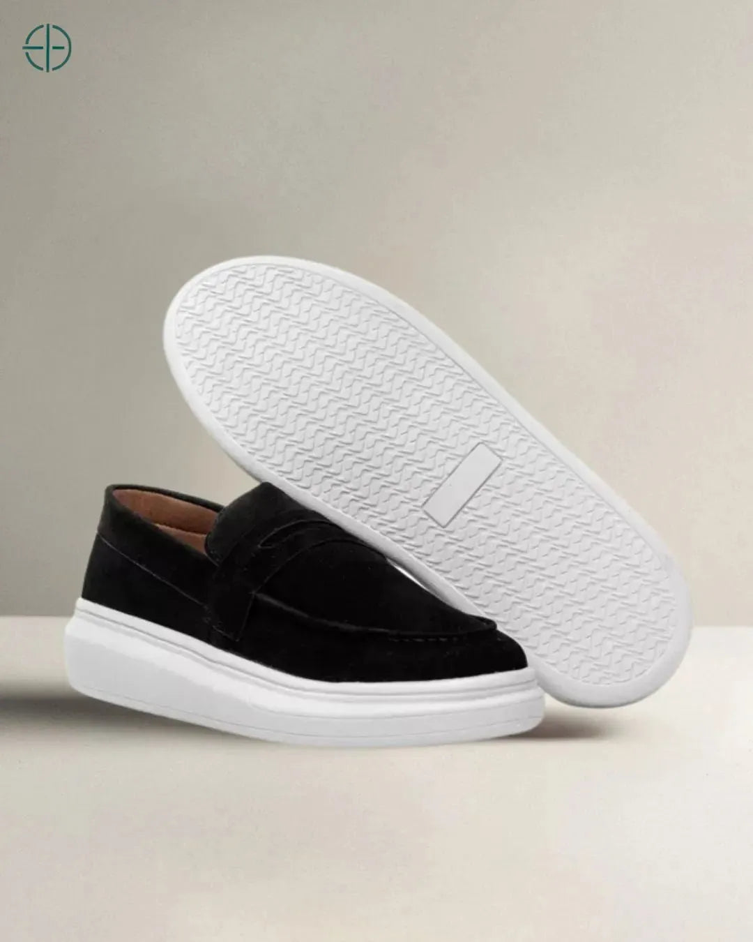 Mocassim de Camurça Masculino Preto | Rest Money™