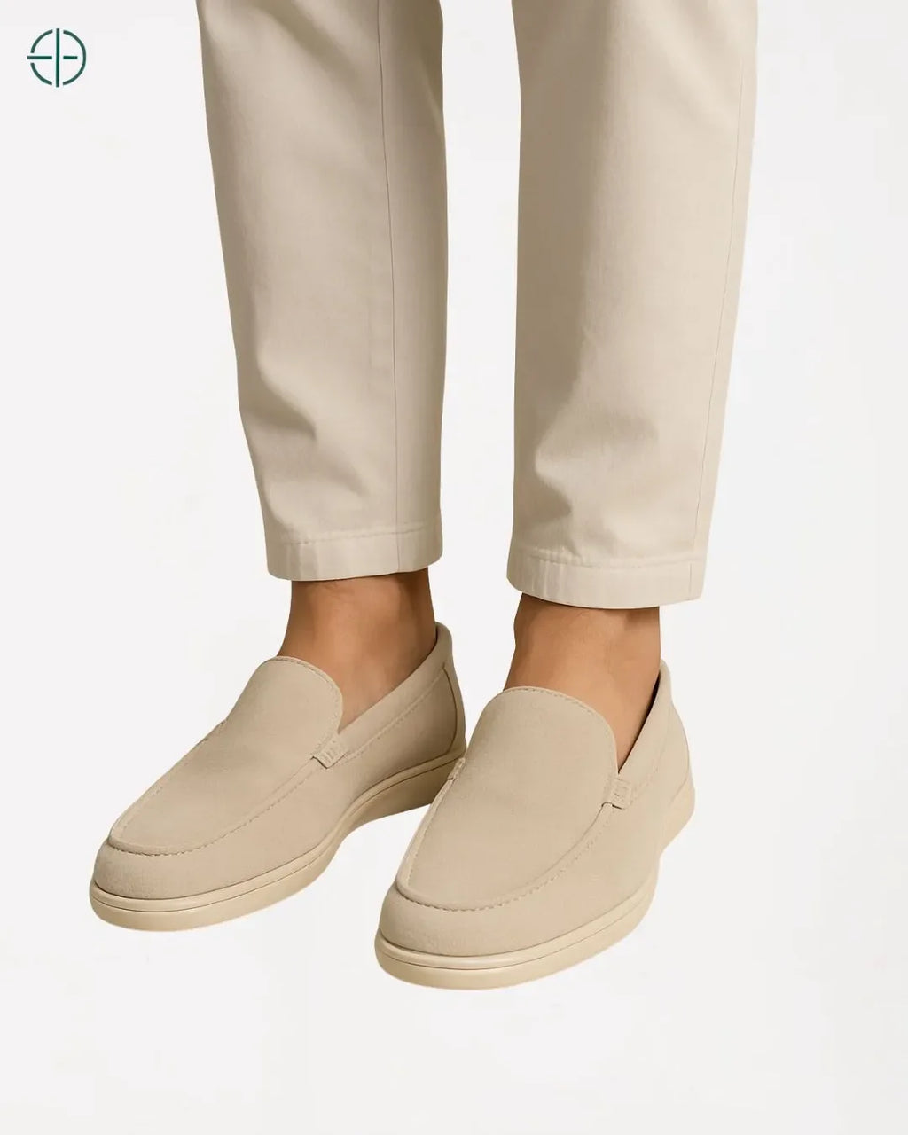 Mocassim de Camurça Old Money Bege | Rest Money™