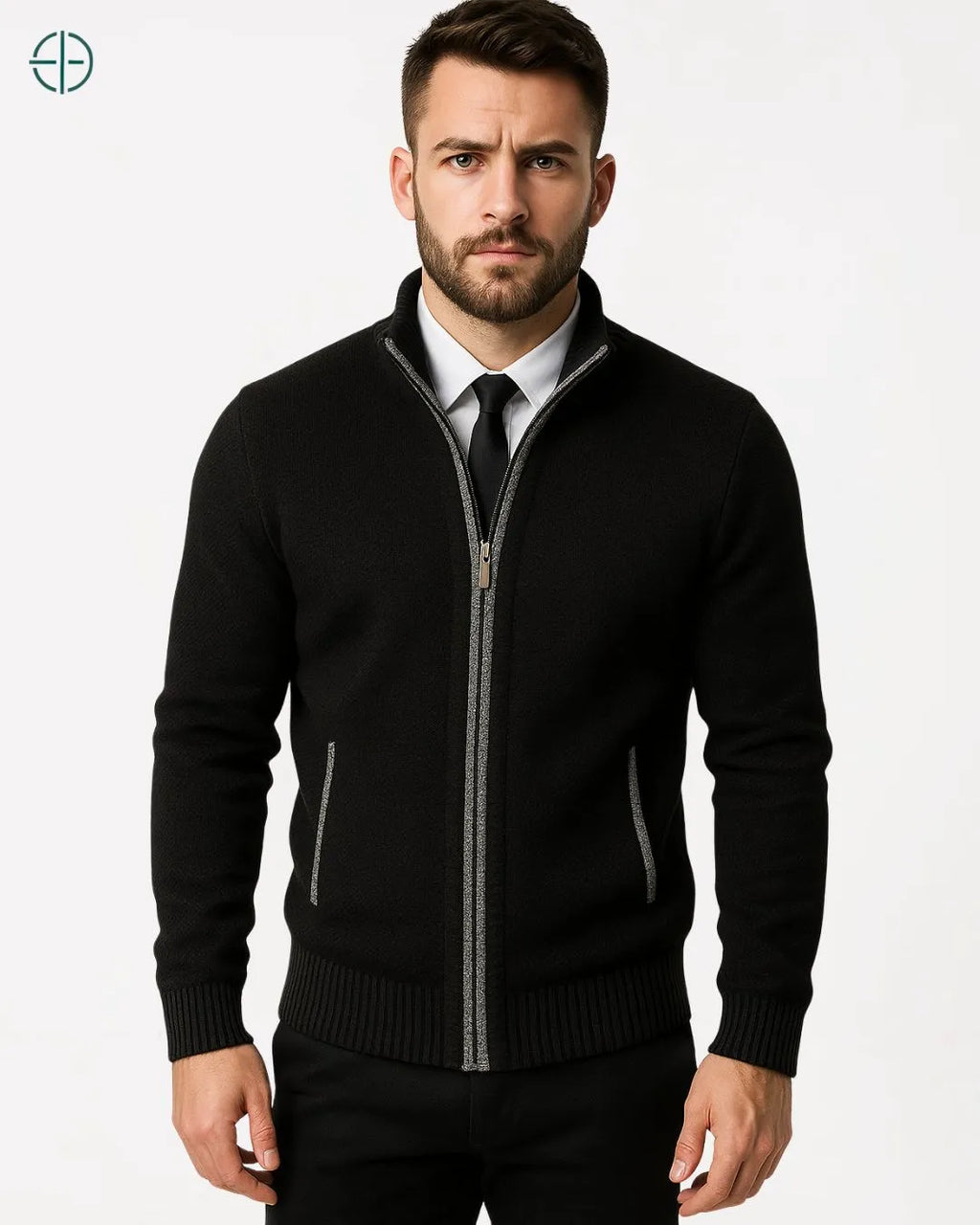 Casaco Suéter Preto | Rest Money™