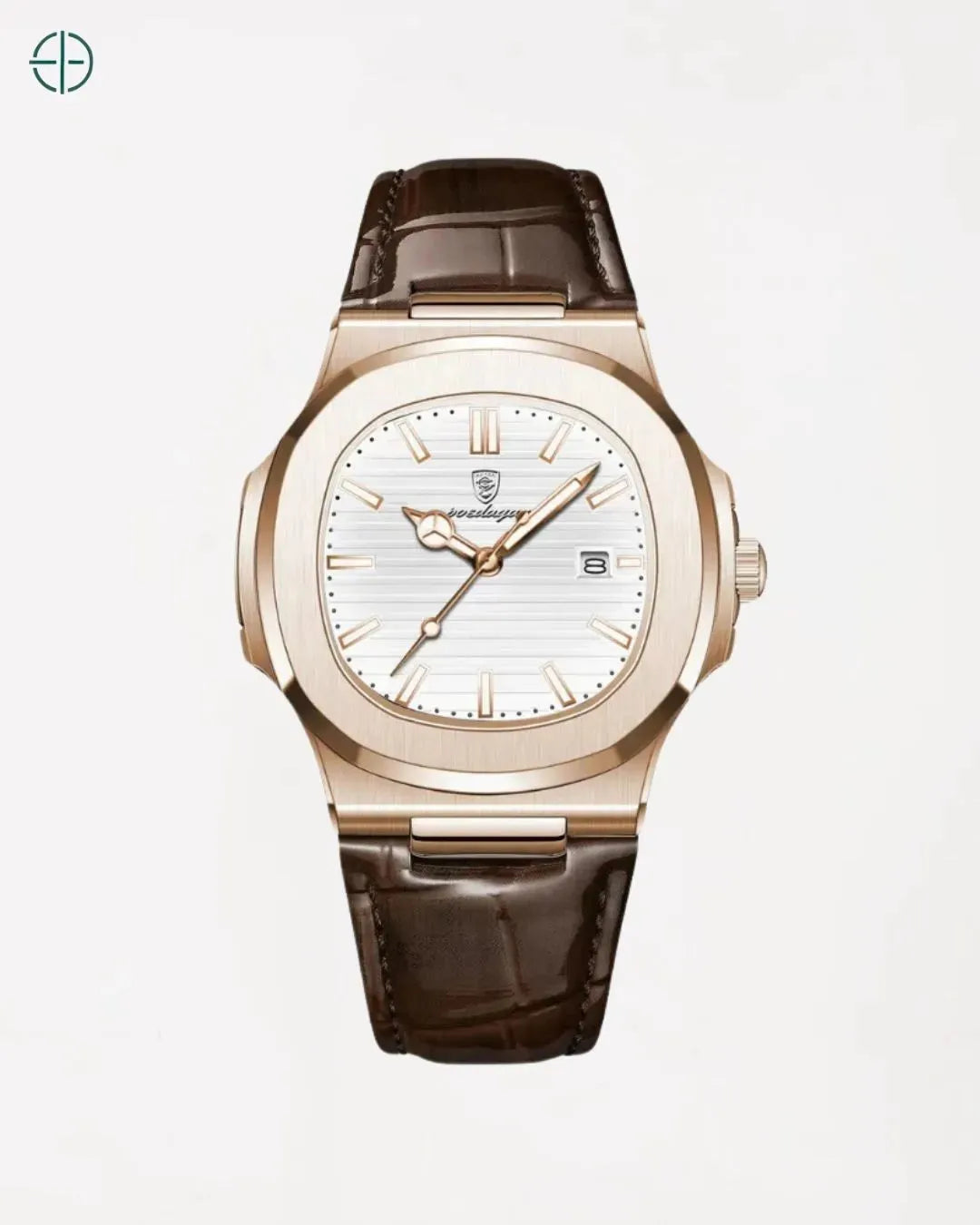 Relógio Lisboa de Couro Branco | Rest Money™