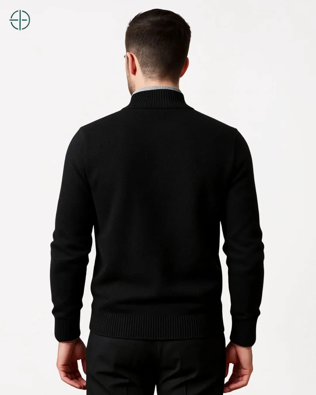 Casaco Suéter Preto | Rest Money™