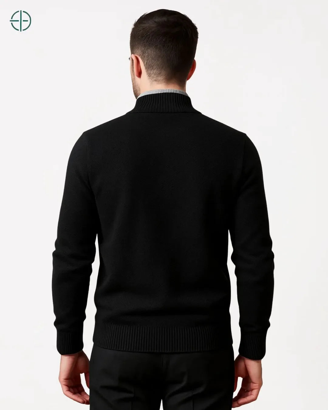 Casaco Suéter Preto | Rest Money™