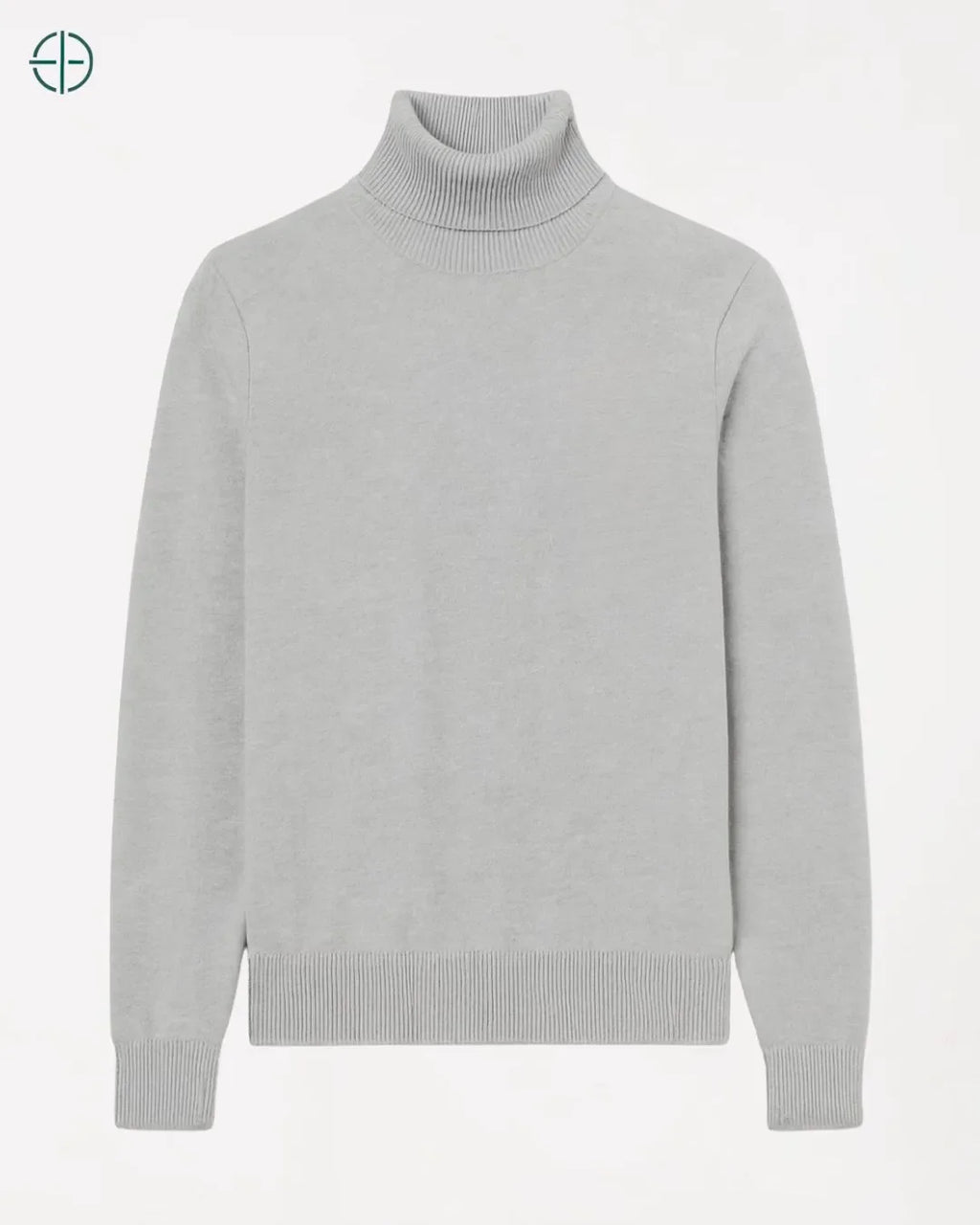 Suéter Gola Alta Masculino Cinza Claro | Rest Money™