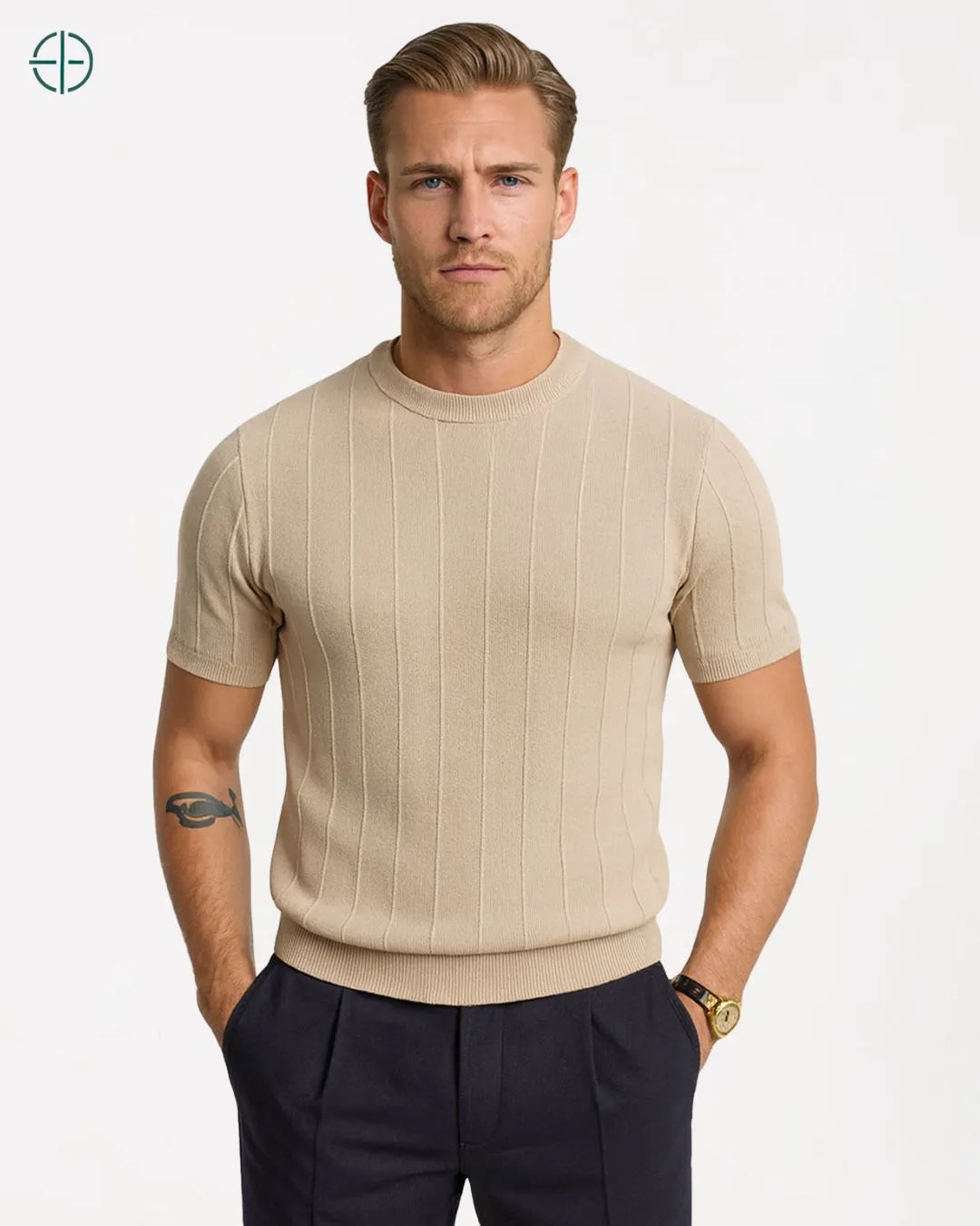 Camiseta Canelada Masculina | Rest Money™