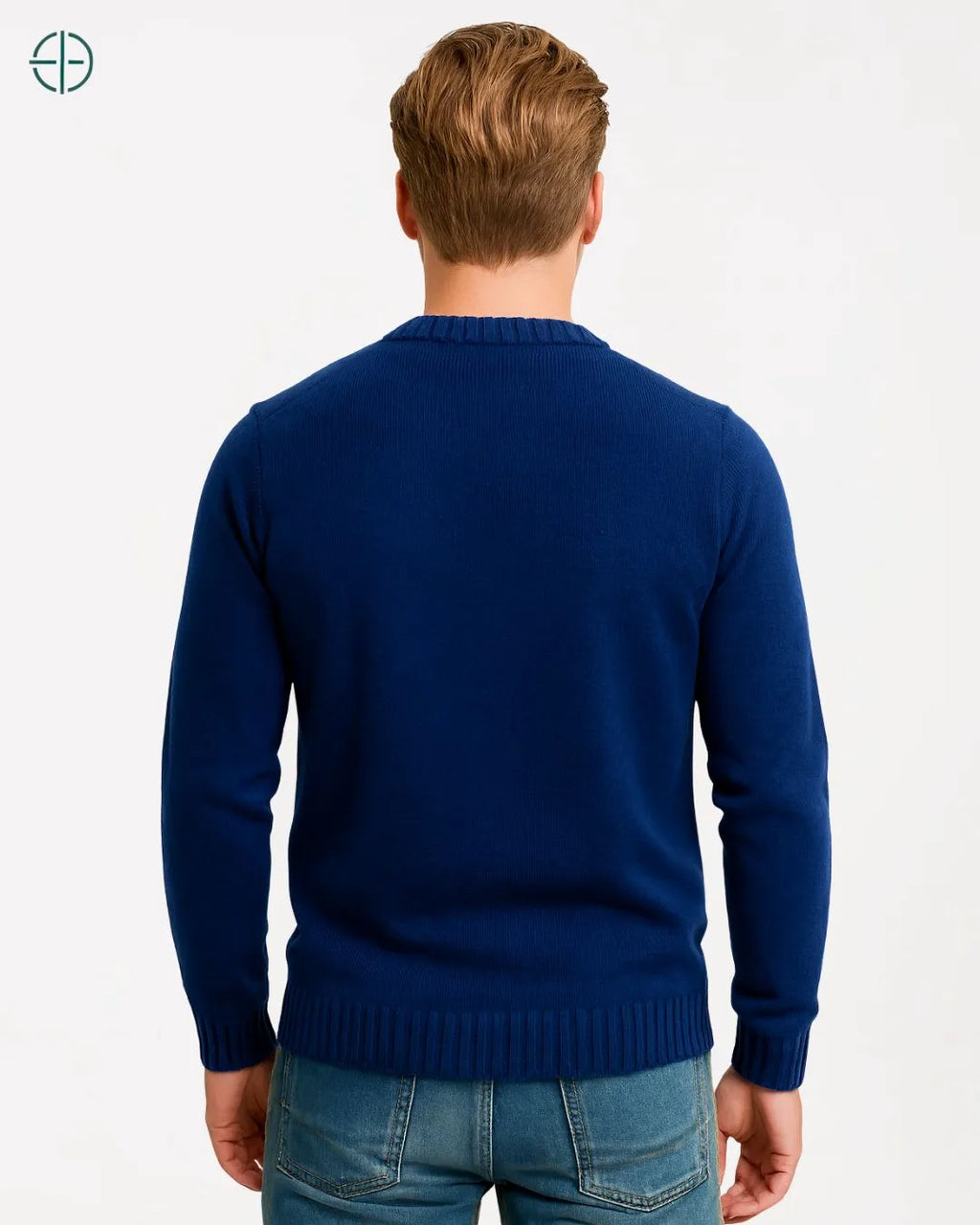 Suéter Tricô Masculino Azul | Rest Money™