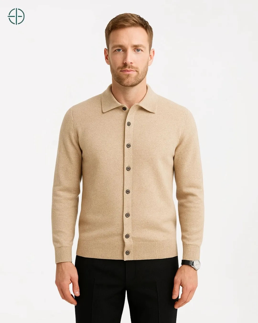 Blusa 100% Caxemira com Botões | Rest Money™