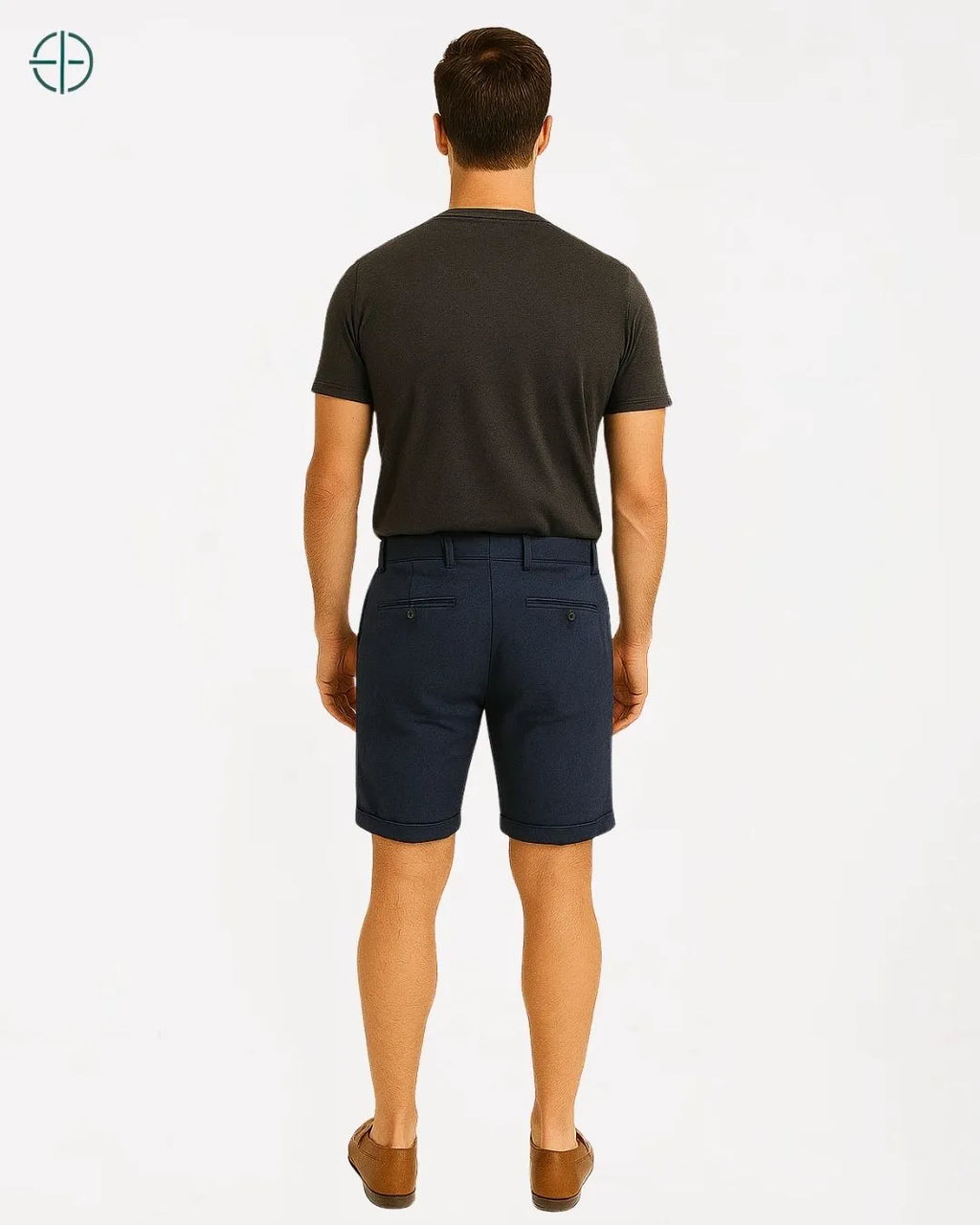 Bermuda 100% Linho Azul Masculina | Rest Money™