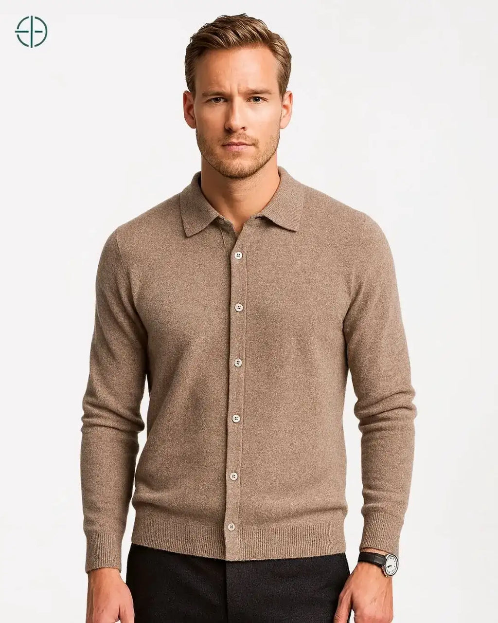 Blusa 100% Caxemira com Botões | Rest Money™