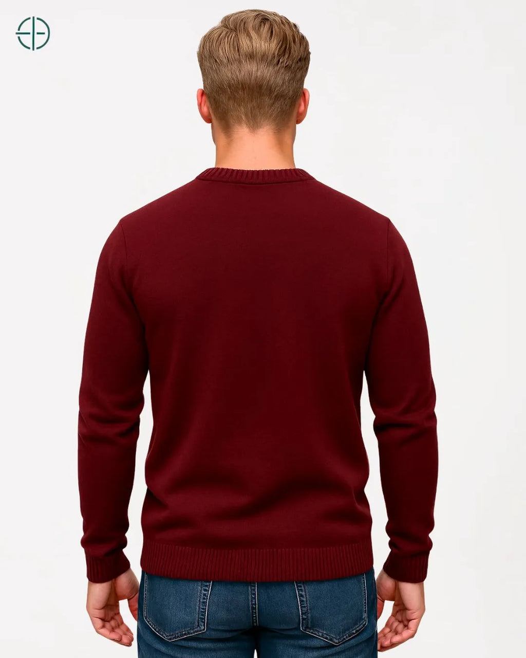 Suéter Tricô Masculino Vermelho | Rest Money™