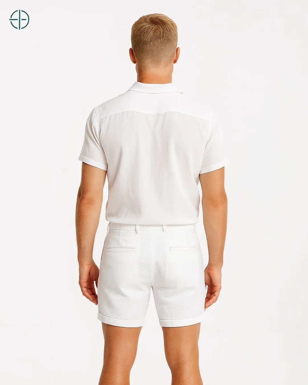 Bermuda 100% Linho Belga Masculino | Rest Money™