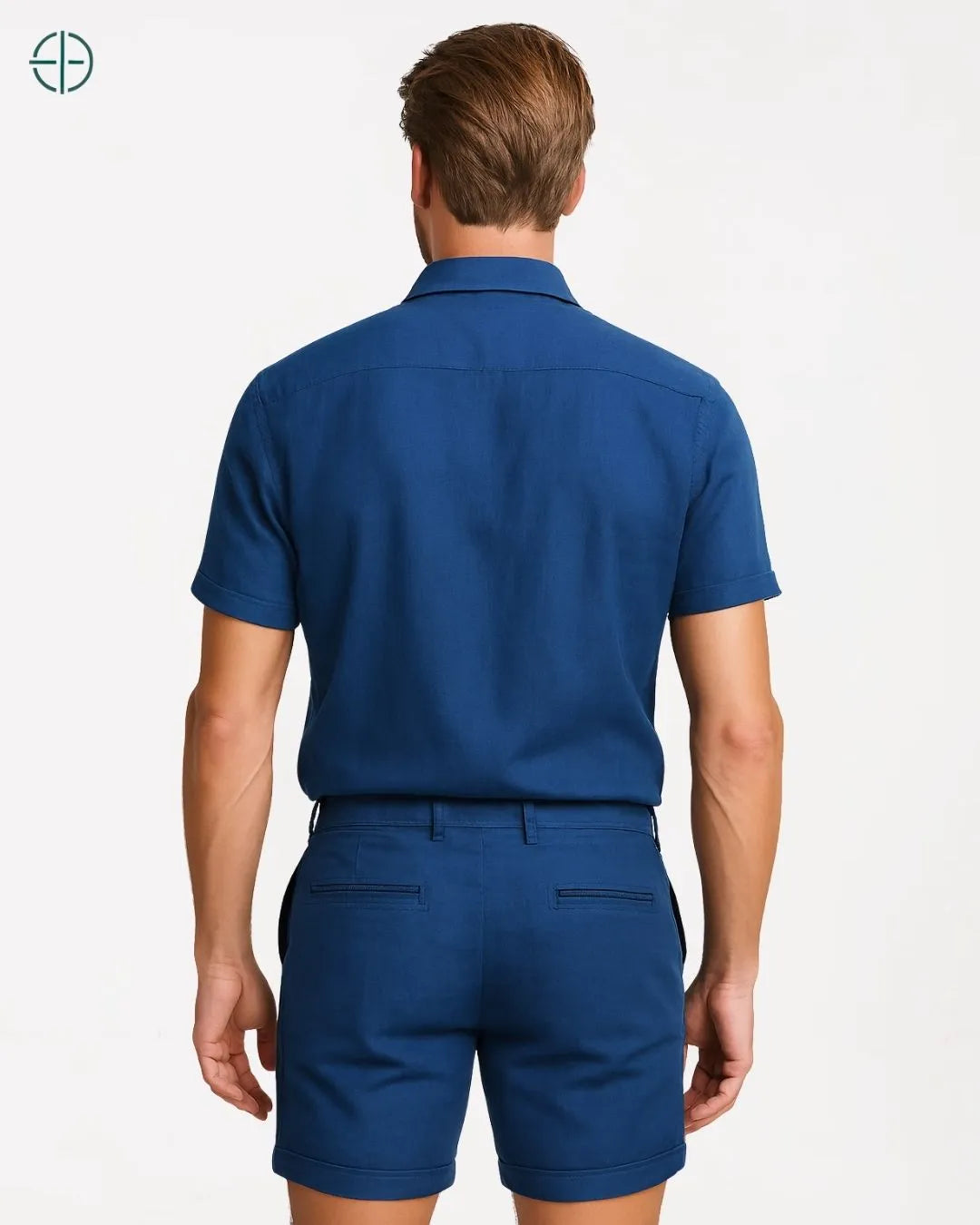 Bermuda 100% Linho Belga Masculino | Rest Money™