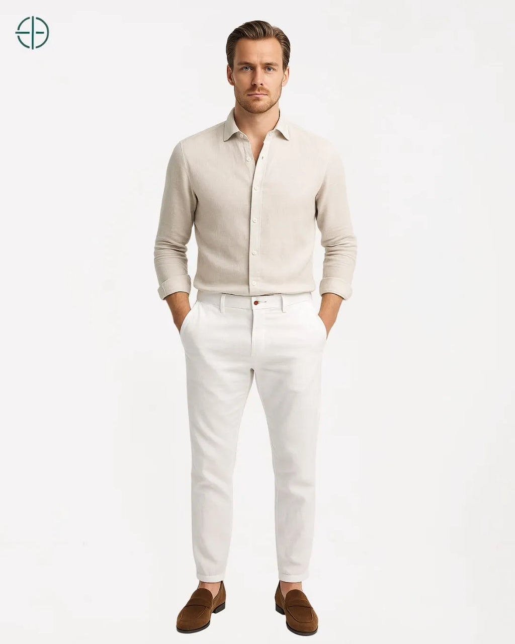 Calça 100% Linho Belga Masculino | Rest Money™