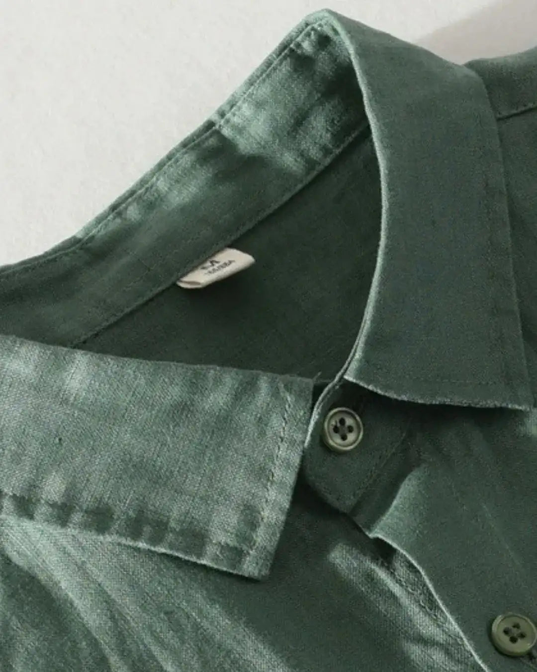 Camisa 100% Linho Belga Manga Curta | Rest Money™