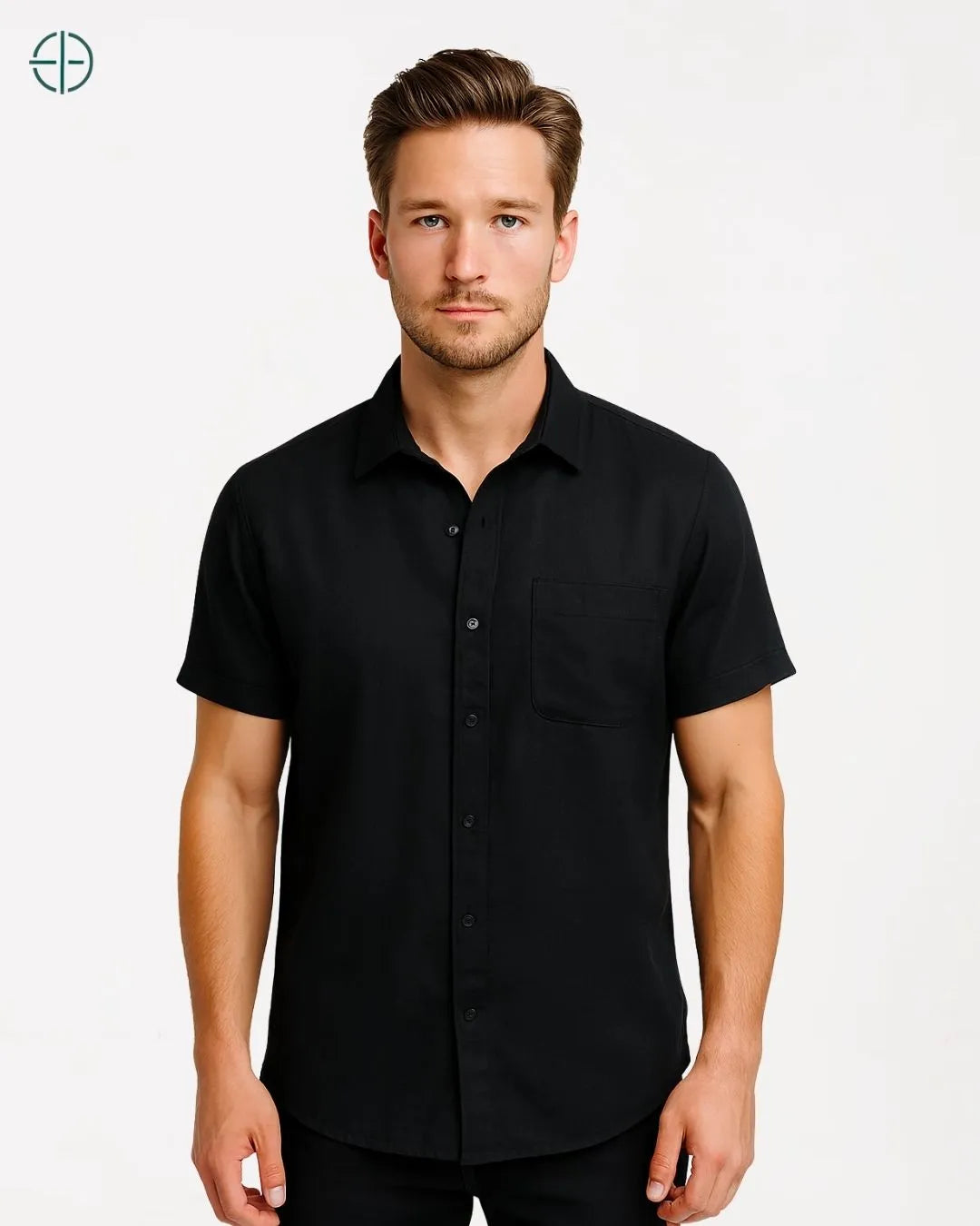 Camisa 100% Linho Belga Manga Curta | Rest Money™