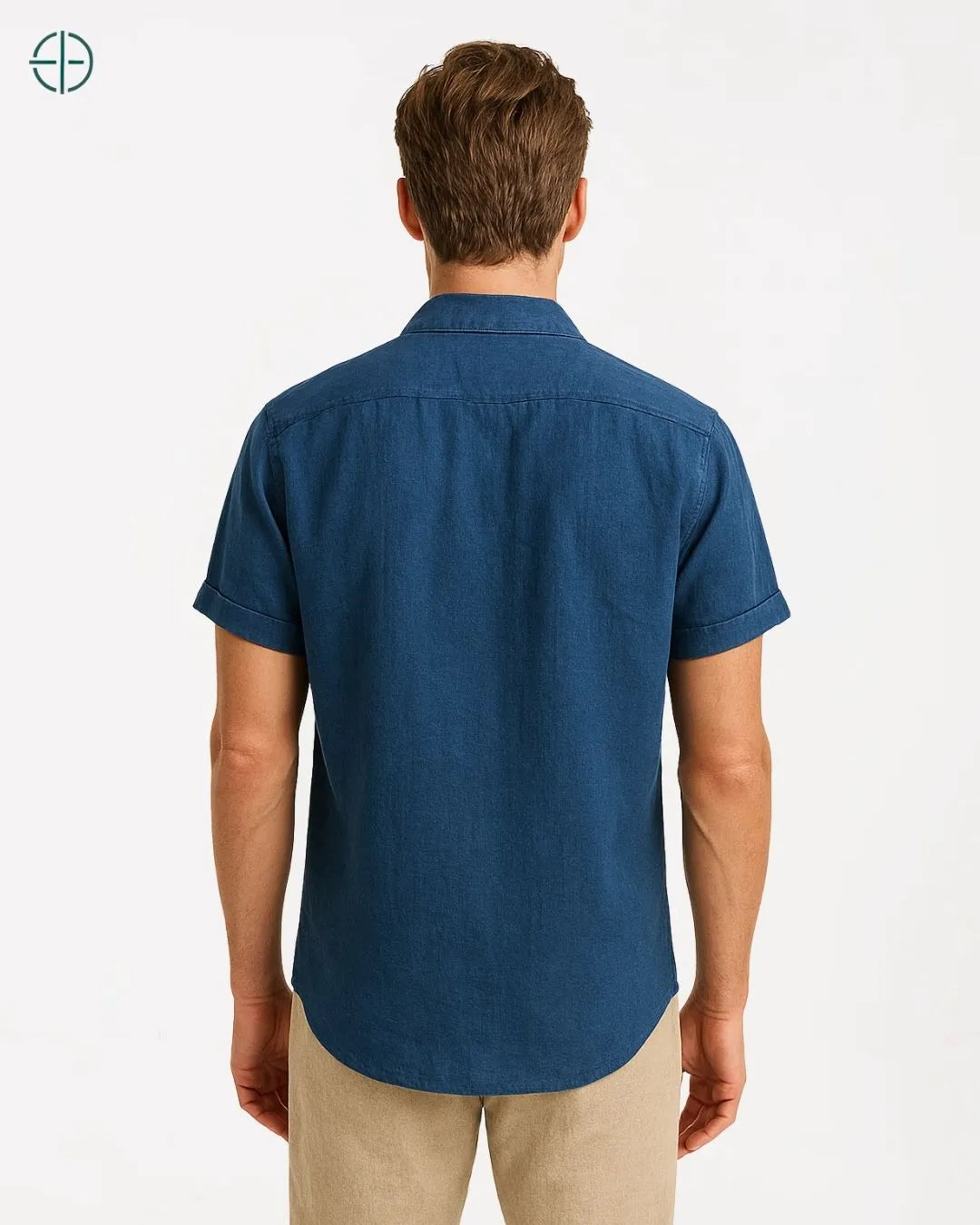 Camisa 100% Linho Belga Manga Curta | Rest Money™