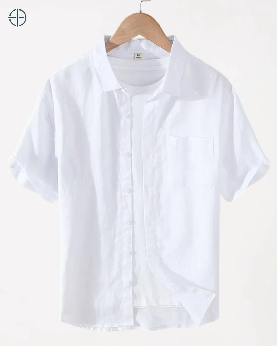 Camisa 100% Linho Belga Manga Curta | Rest Money™