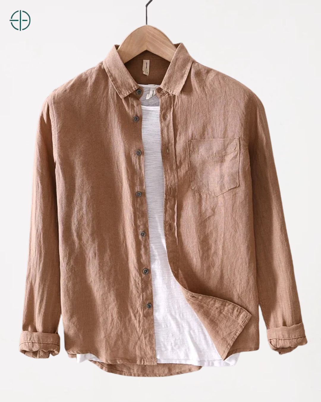 Camisa 100% Linho Belga Manga Longa | Rest Money™