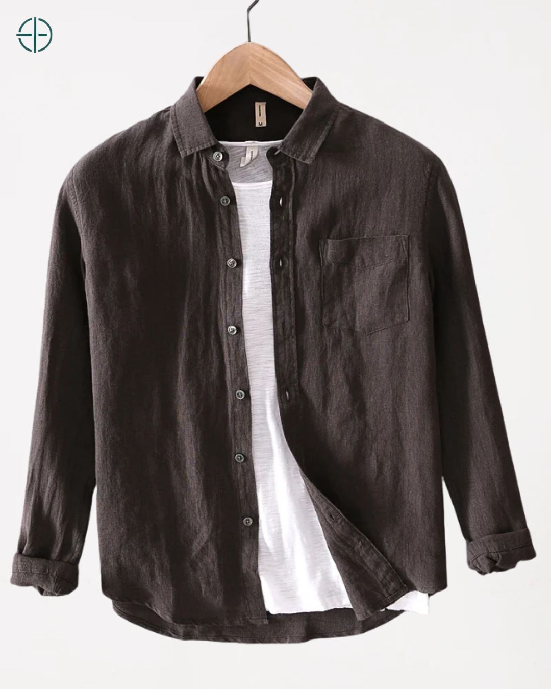 Camisa 100% Linho Belga Manga Longa | Rest Money™