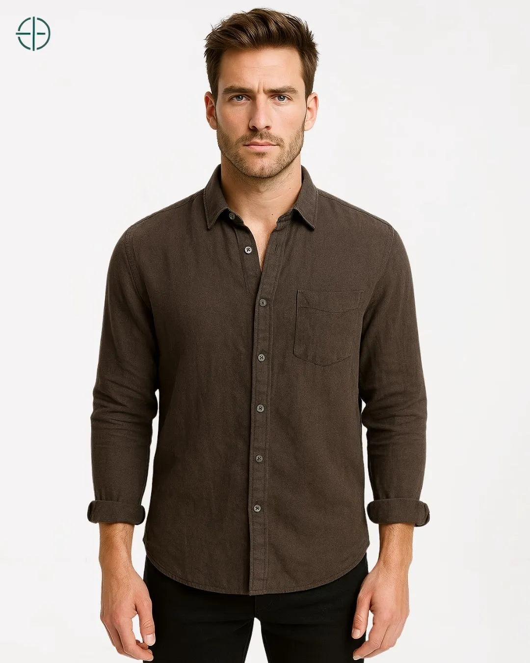 Camisa 100% Linho Belga Manga Longa | Rest Money™