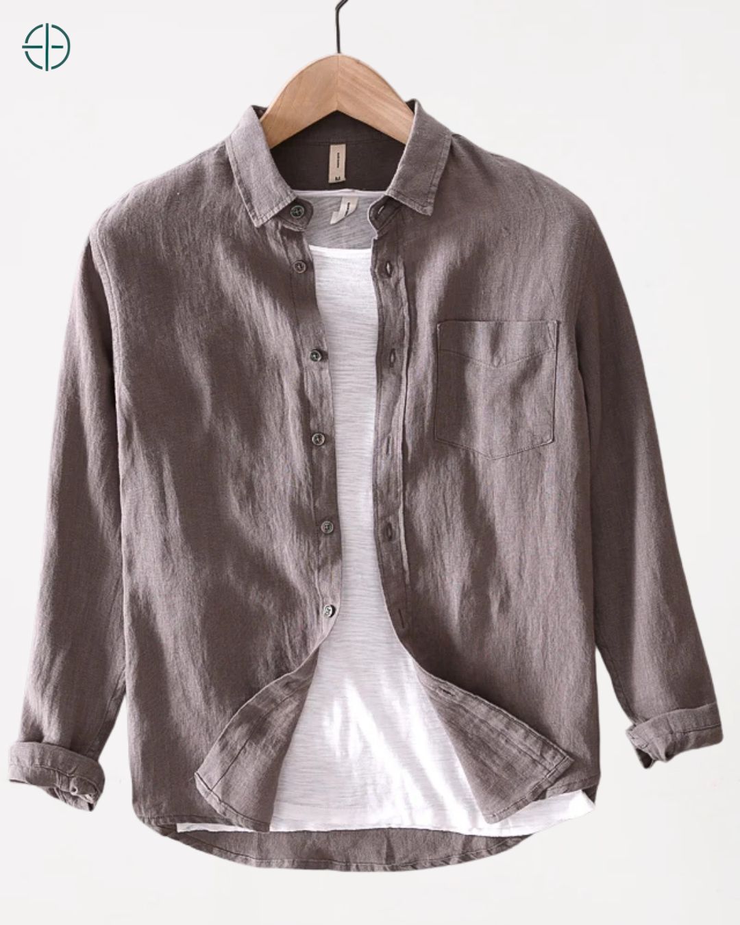 Camisa 100% Linho Belga Manga Longa | Rest Money™