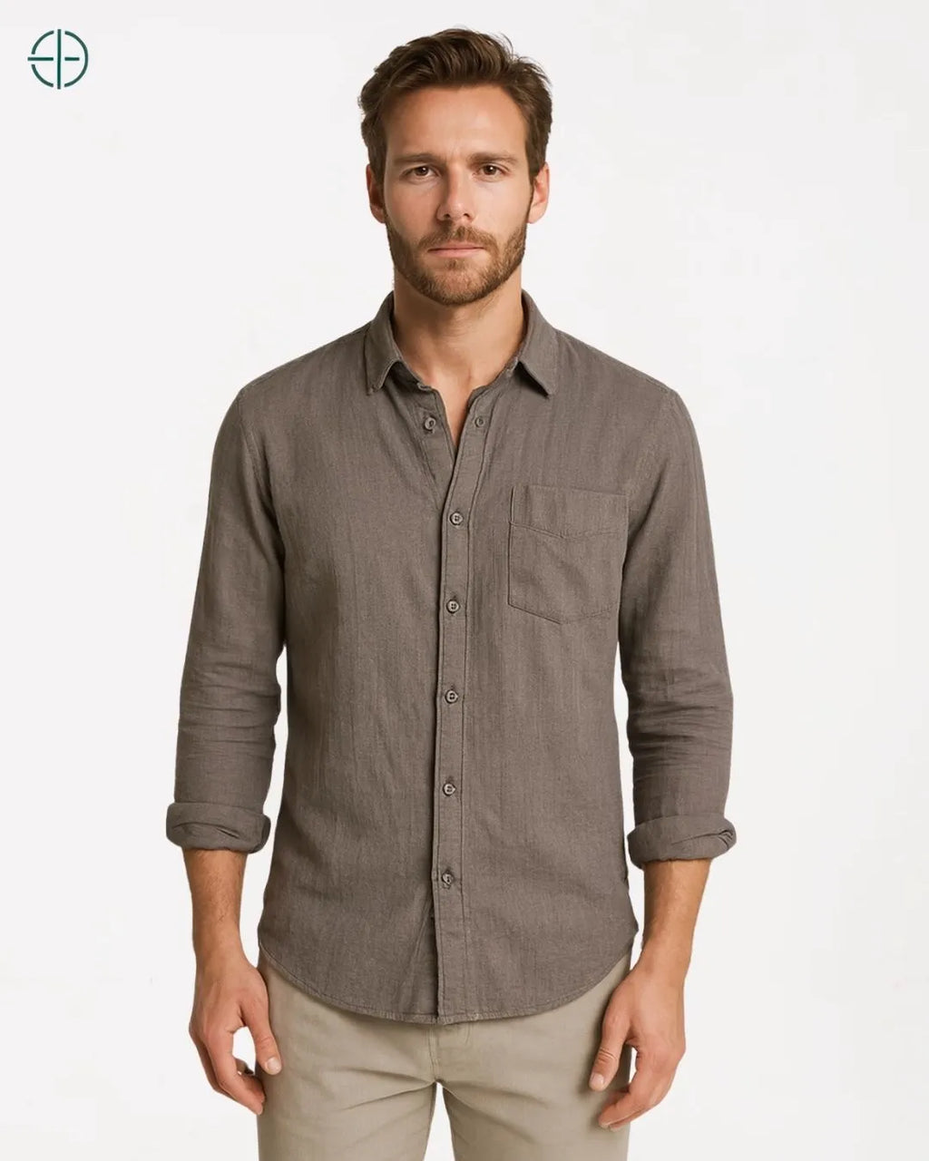 Camisa 100% Linho Belga Manga Longa | Rest Money™