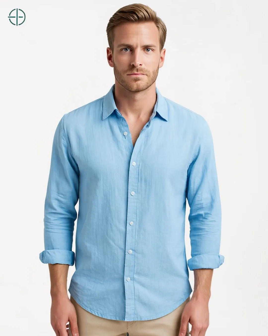 Camisa 100% Linho Belga Manga Longa | Rest Money™