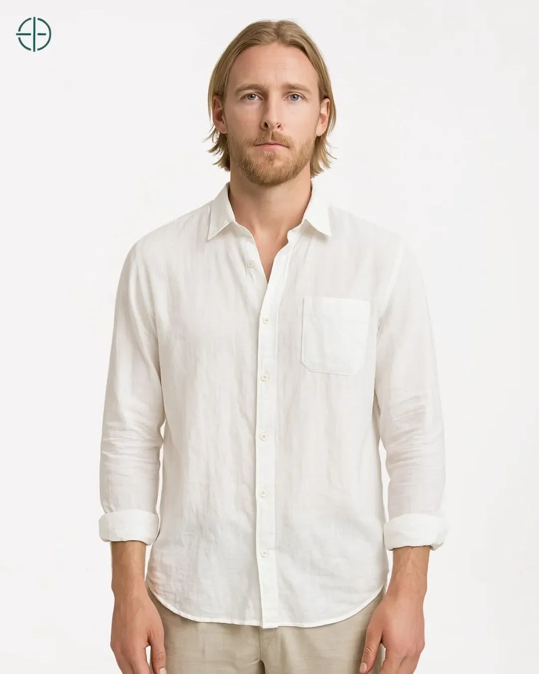 Camisa 100% Linho Belga Manga Longa | Rest Money™