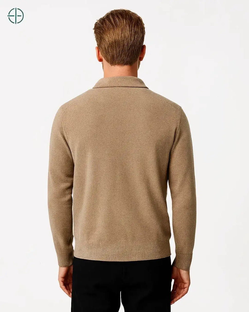 Cardigan Lapela 100% Caxemira Masculino | Rest Money™