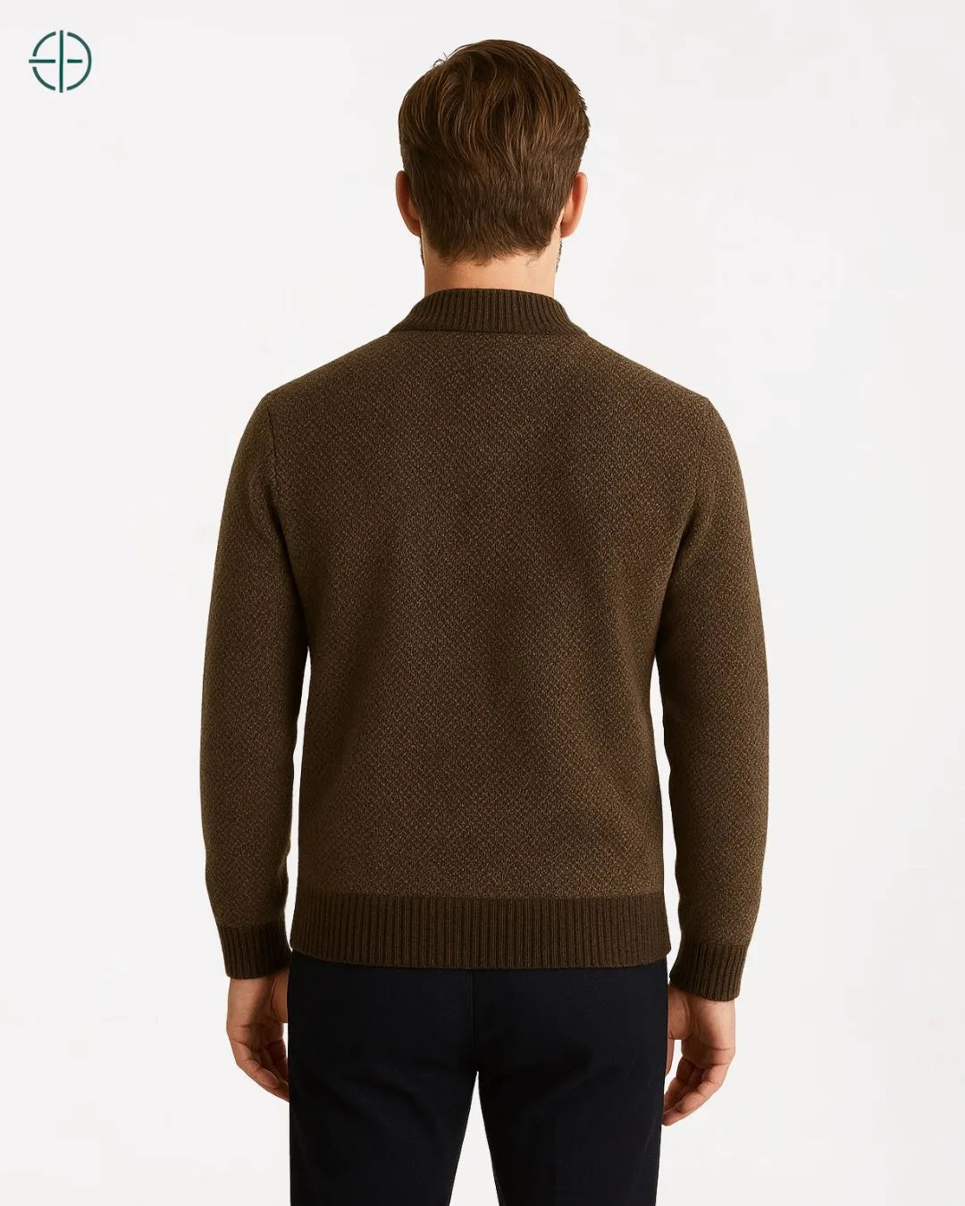 Cardigan com Bolso 100% Caxemira | Rest Money™