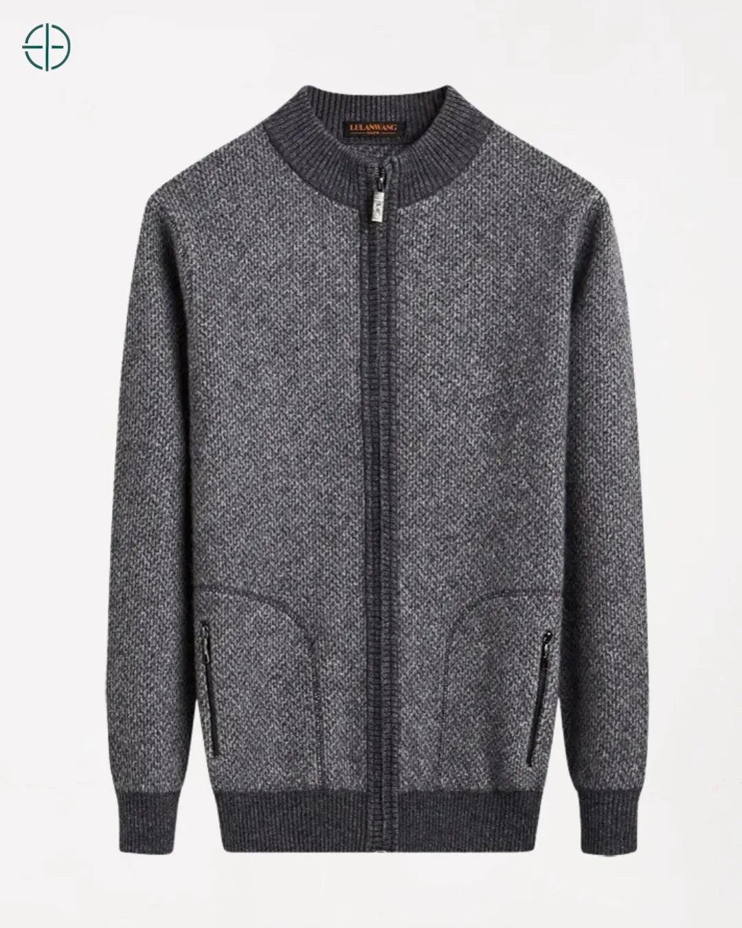 Cardigan com Bolso 100% Caxemira | Rest Money™