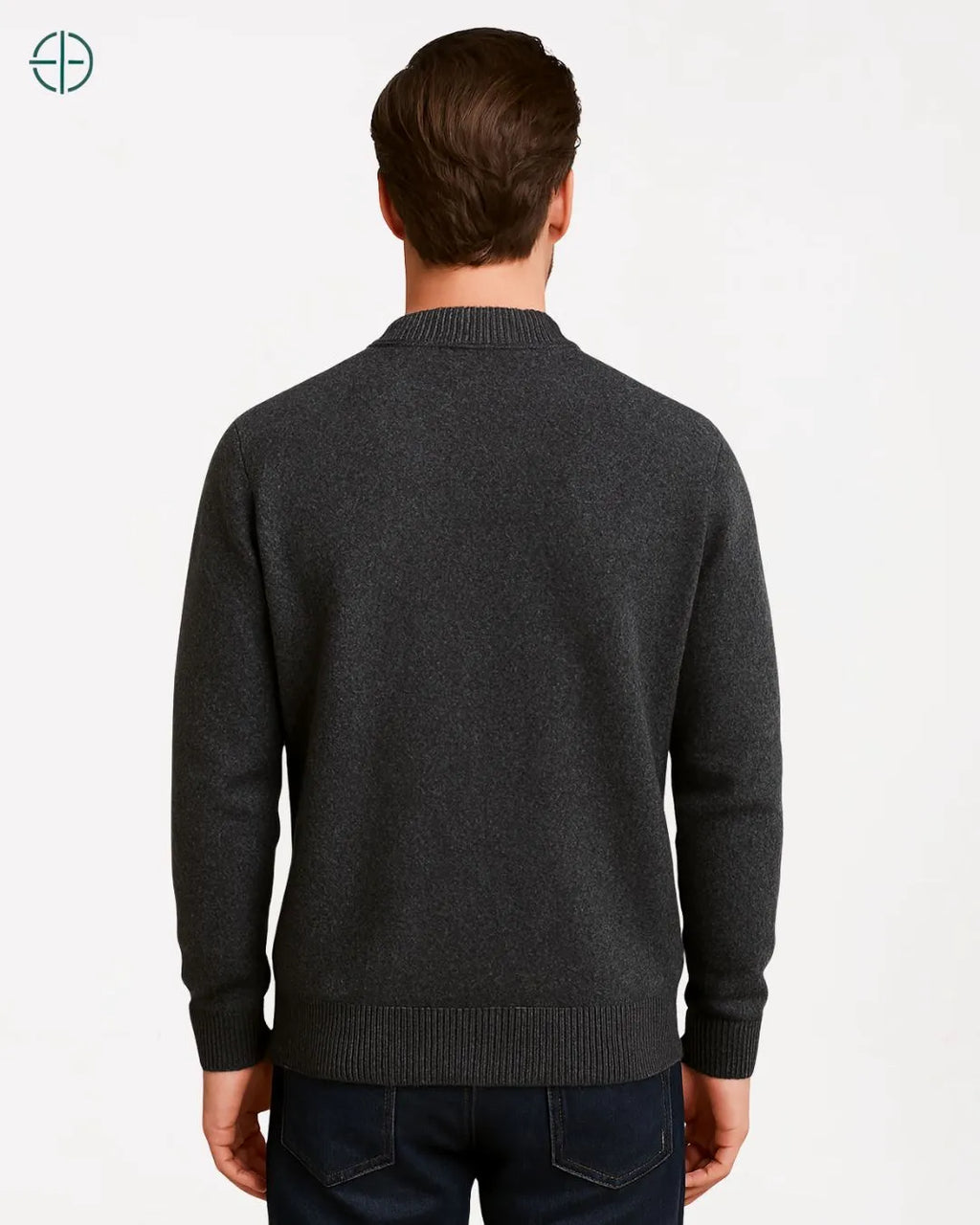 Cardigan com Bolso 100% Caxemira | Rest Money™