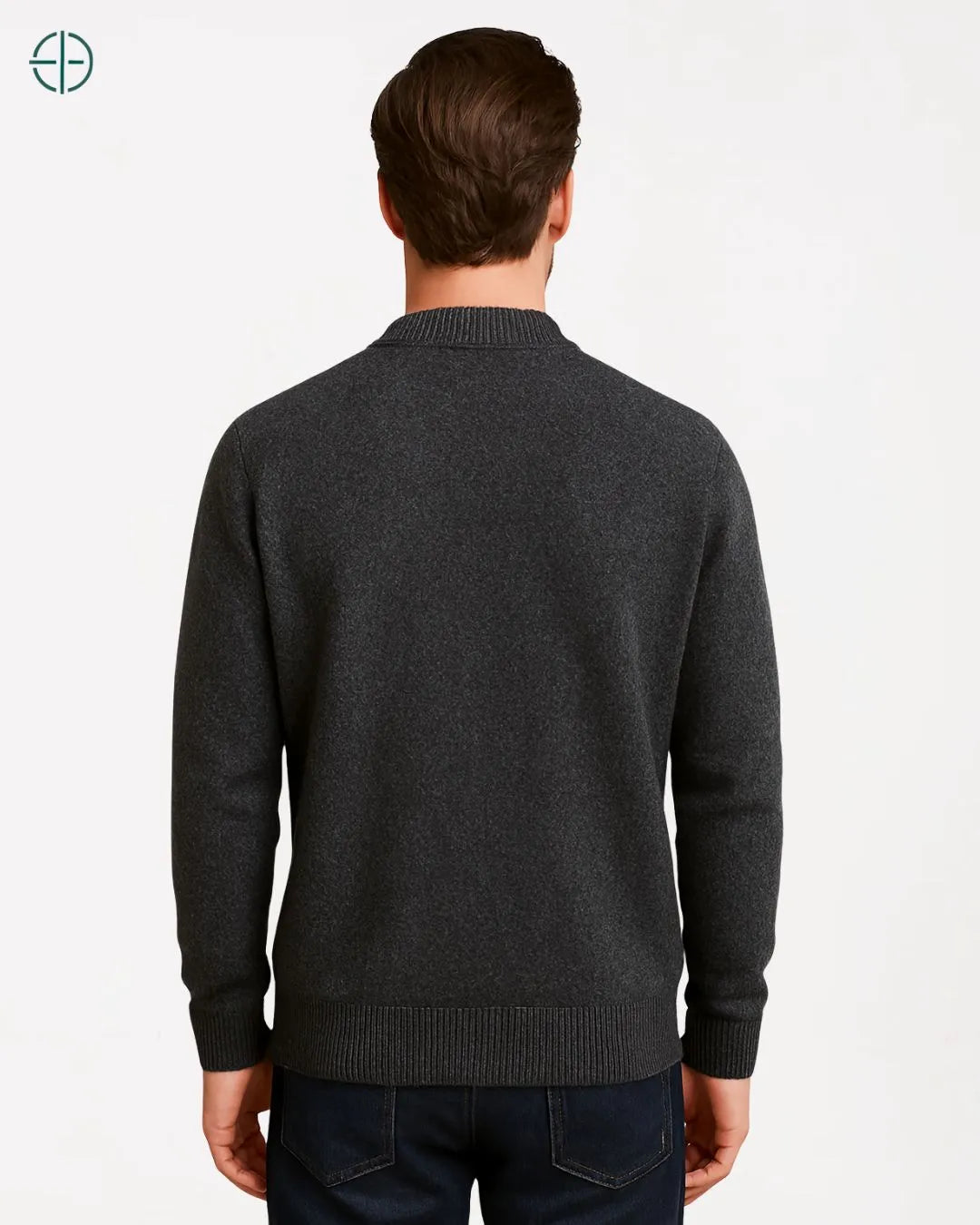 Cardigan com Bolso 100% Caxemira | Rest Money™