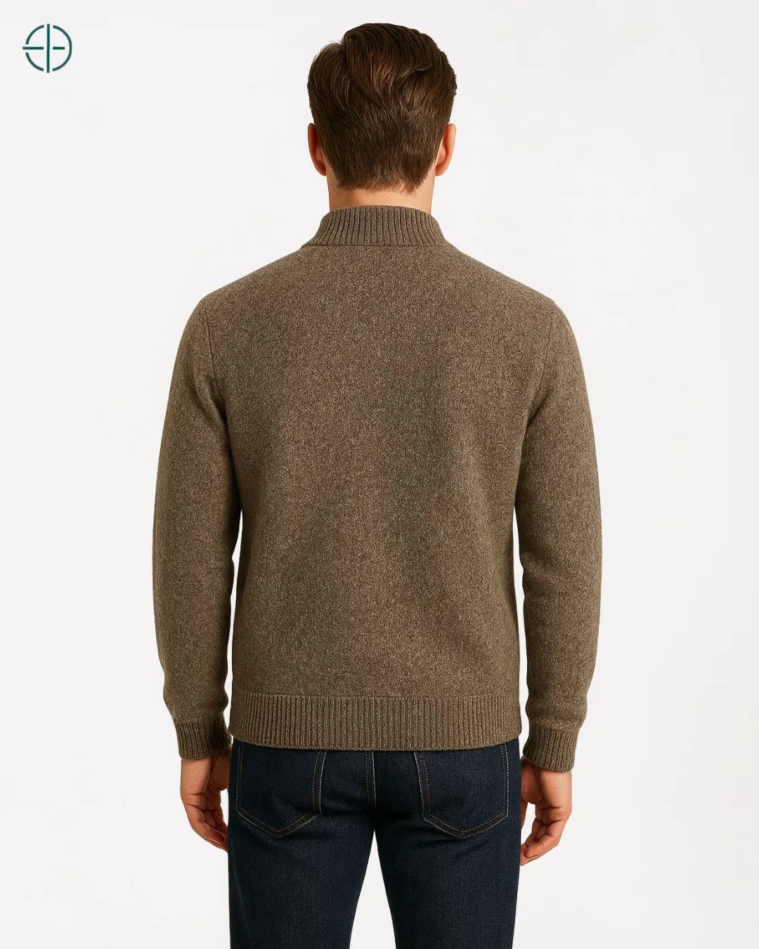 Cardigan com Bolso 100% Caxemira | Rest Money™