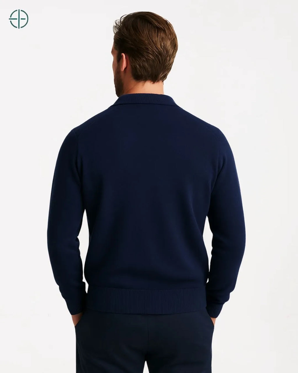 Cardigan Lapela 100% Caxemira Masculino | Rest Money™