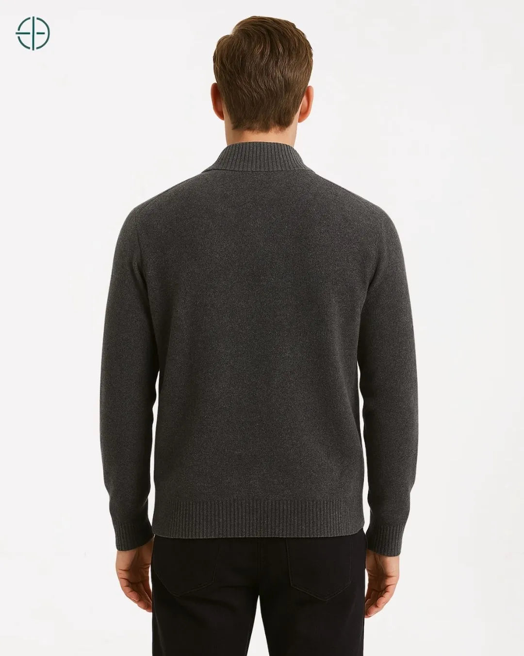 Cardigan Masculino Manga Longa 100% Caxemira | Rest Money™